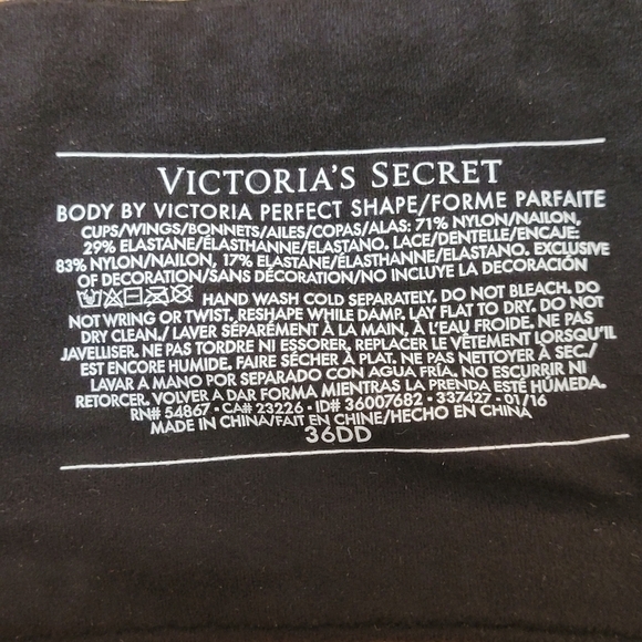 Victoria's Secret Body By Victoria Perfect Shape Bra - Picture 5 of 11